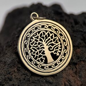 ARBRE DE VIE, pendentif en bronze
