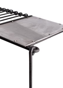 Portable historical wrought iron grill