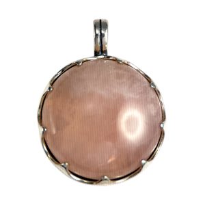 Schmuck GOTLAND, Rosenquarz, Silber 925