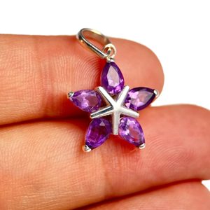 AMETARA, silver pendant, amethyst Ag 925/1000