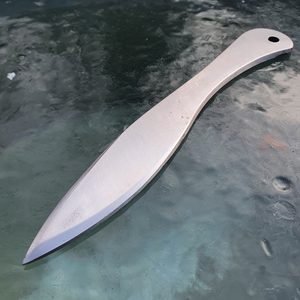 BOAR throwing Knife polished steel - 1 piece