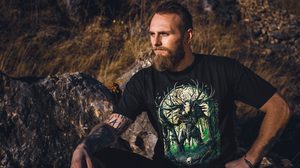 LESHY, Herren-T-Shirt farbig, Naav