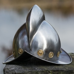 MORION, CASQUE EN ACIER - CASQUES DE LUXE, FANTASY, JAPONAIS, RÉCENTS{% if kategorie.adresa_nazvy[0] != zbozi.kategorie.nazev %} - ARMURES ET BOUCLIERS{% endif %}