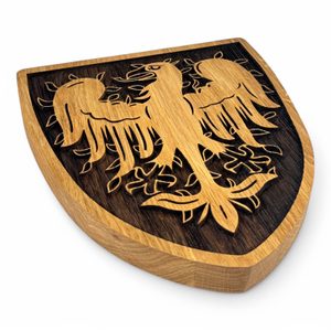 Flaming eagle - Premyslid, coat of arms in shield 20cm