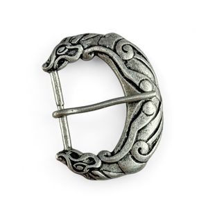 WOLF FENRIR Borre style - belt buckle zinc