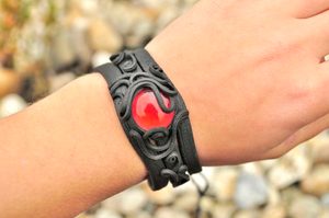 BRACELET EN VERRE ou BLEU