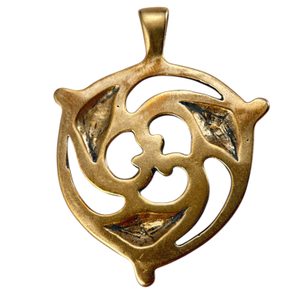 TRISKELION, southern Galia, pendant, bronze