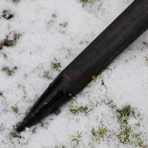 HACHE VALASKA traditionnelle forgée des CARPATES - gravée avec Loup et Cerf