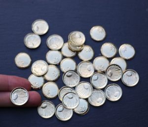 CELTIC TREASURE, COINS and pouch, replicas - 100 pieces