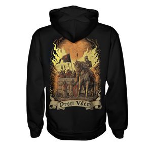 AGAINST ALL - Hussites, Zipper Hoodie