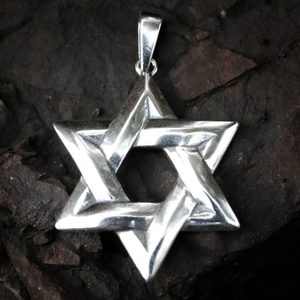 DAVID'S STAR, LARGE PENDANT STERLING SILVER - PENDANTS{% if kategorie.adresa_nazvy[0] != zbozi.kategorie.nazev %} - SILVER JEWELLERY{% endif %}