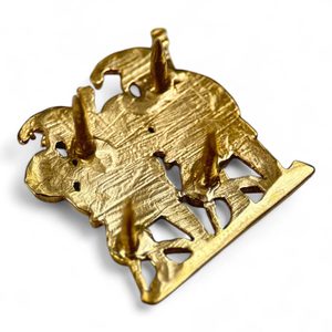 VENDEL, rivet de ceinture décoratif, laiton