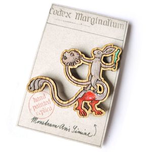 Medieval Pin Monster Avis Simiae