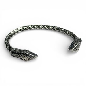 JÖRMUNGANDR, Midgard Serpent, bracelet, sterling silver