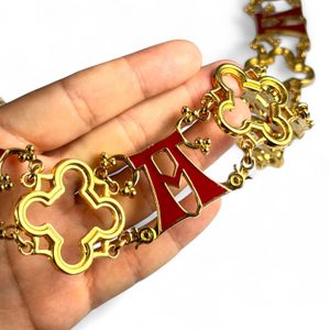 Ritter-Halskette - mittelalterlich, Messing, vergoldet