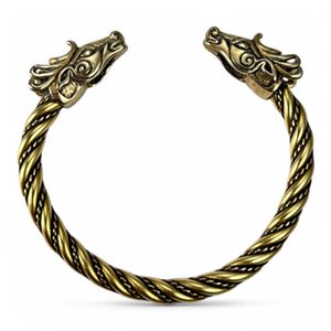 FIANNA, Celtic Deer, bracelet, brass