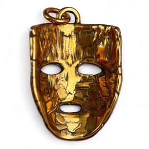 Shaman mask, pendant bronze