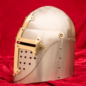 PŘILBA HRNEC ITALSKÝ, MOSAZ - MEDIEVAL HELMETS{% if kategorie.adresa_nazvy[0] != zbozi.kategorie.nazev %} - ARMOUR HELMETS, SHIELDS{% endif %}