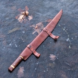 SEAX OF BEAGNOTH, RUNES, LEATHER SHEATH - SAEX KNIVES, SCRAMASAX{% if kategorie.adresa_nazvy[0] != zbozi.kategorie.nazev %} - WEAPONS - SWORDS, AXES, KNIVES{% endif %}