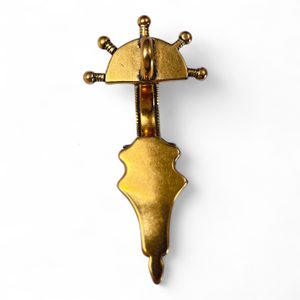 FIBULA - bridge Slavic pendant, Serbia, bronze