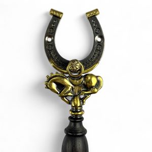 Castle shoe spoon, horse and horseshoe motif