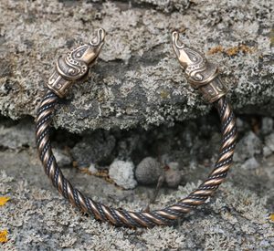 MIDGARDSORMR, Wikinger-Armband, Bronze