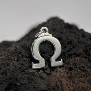 OMEGA, pendant, silver