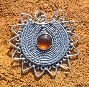 LADA, Grande Moravie Pendentif argent 925