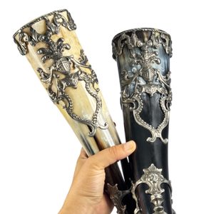 Knight's drinking horn, de luxe