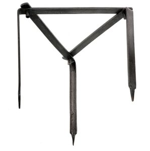 HANDFORGED PAN STAND - foldable, portable