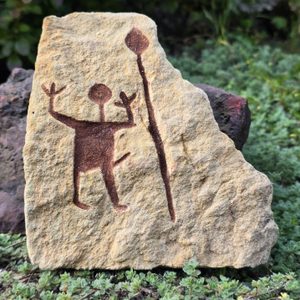Petroglyph - carved in stone