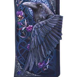 RAVENS FLIGHT EMBOSSED PURSE 18.5CM - METAL MUSIK LEDERPRODUKTE{% if kategorie.adresa_nazvy[0] != zbozi.kategorie.nazev %} - T-SHIRTS, BOOTS - ROCK MUSIC{% endif %}