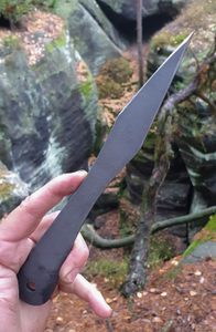 MUNINN throwing Knife Sanded - 1 piece