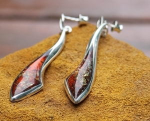 LIDKA, BOUCLES D'OREILLES EN AMBRE, ARGENT - AMBRE ET ARGENT{% if kategorie.adresa_nazvy[0] != zbozi.kategorie.nazev %} - BIJOUX EN ARGENT{% endif %}