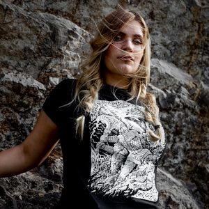 RAGNARÖK VIKING T-SHIRT BW WOMEN'S - DAMEN-T-SHIRTS{% if kategorie.adresa_nazvy[0] != zbozi.kategorie.nazev %} - T-SHIRTS, BOOTS - ROCK MUSIC{% endif %}