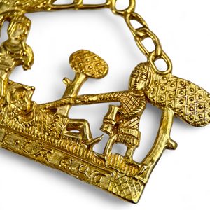 Folk feast, medieval pilgrim badge