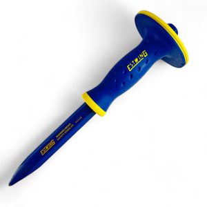Estwing Pointed Tip Rock Chisel with Grip Guard