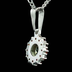 LOCKIE, SILVER PENDANT, MOLDAVITE, GARNET - MOLDAVITES, CZECH{% if kategorie.adresa_nazvy[0] != zbozi.kategorie.nazev %} - SILVER JEWELLERY{% endif %}