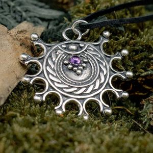 DEVANA, SLAVIC SOLAR PENDANT, SILVER - AMETHYST - PENDANTS{% if kategorie.adresa_nazvy[0] != zbozi.kategorie.nazev %} - SILVER JEWELLERY{% endif %}