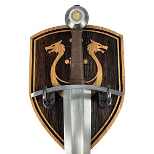 Sword holder Wulflund, shield
