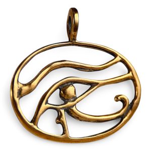 UDYAT the eye of Horus, bronze pendant