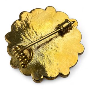 Boucle lombarde / broche, bronze, XVIe siècle