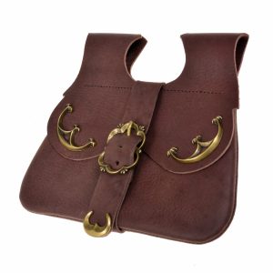 Medieval leather satchel