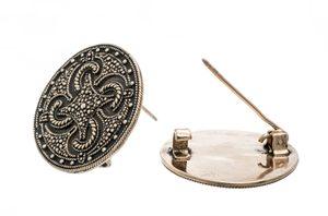 VIKING BROOCH Thumby-Bienebek, replica, bronze