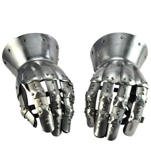 Hourglass finger gloves, 14th century, 1,5mm steel