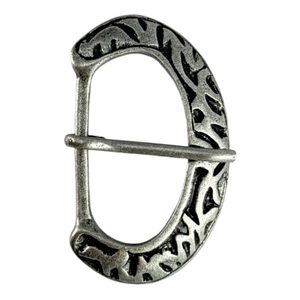 Boucle de ceinture, début du Moyen Âge, zinc
