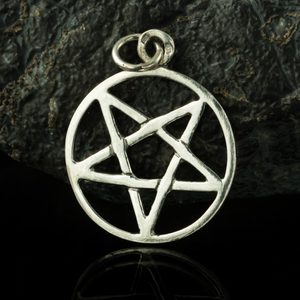 Baphomet, pendentif d'argent