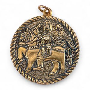 MEDIEVAL FALCONER Moravia Magna Bronze Pendant