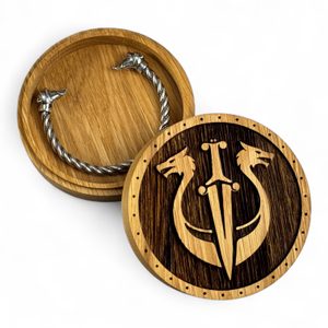 OAK BOX FOR JEWELRY and BRACELETS