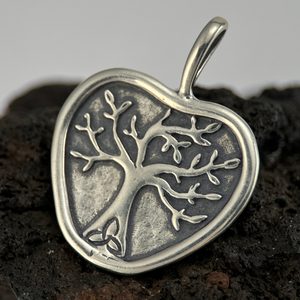 APPLE TREE, pendant, silver